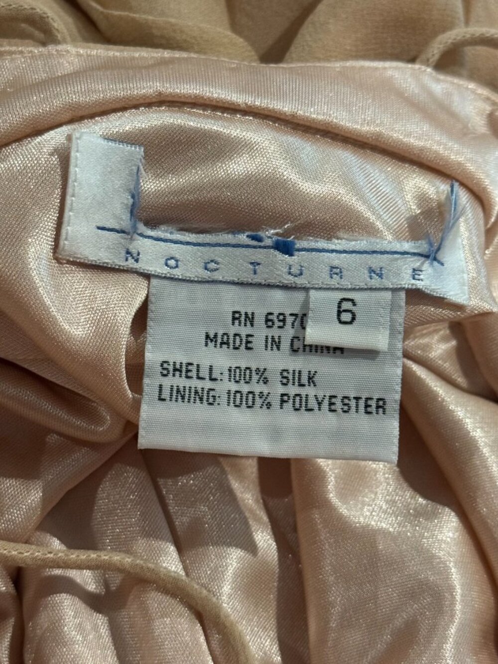 Sue Wong Silk Chiffon Y2K Camisole Beige Green Beaded Lace Top babydoll Deco #16 - Picture 16 of 16